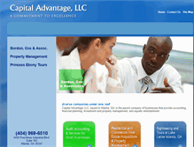 Tablet Screenshot of capadvantage.com